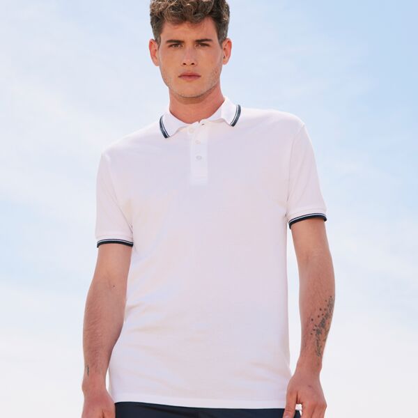SOL'S Practice Tipped Cotton Piqué Polo Shirt Thumbnail